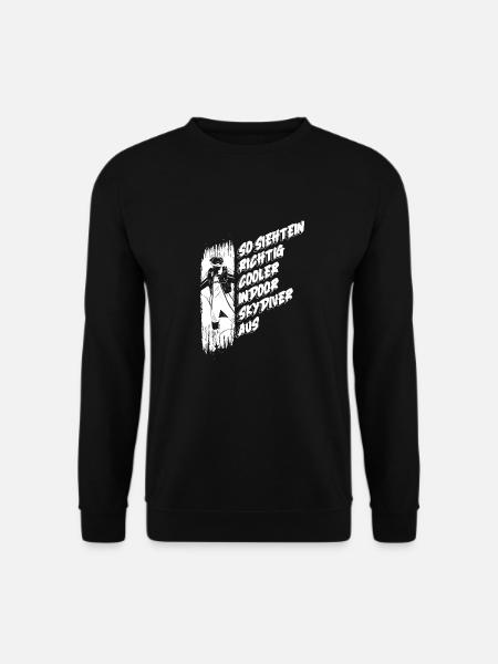 Indoor-Skydiving - Unisex Pullover - Schwarz