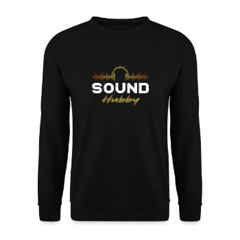 Tontechniker Sound Audio Engineer - Unisex Sweatshirt - black - Front - Alina (178cm) & Michal (187cm)