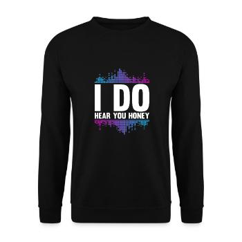 Tontechniker Sound Audio Engineer - Unisex Pullover - Schwarz - Vorne - Alina (178cm) & Michal (187cm)