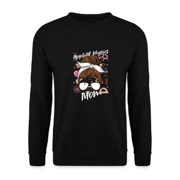 Physicien physicien - Sweat-shirt Unisexe - noir - Devant - Alina (178cm) & Michal (187cm)
