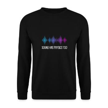 Physik Physiker - Unisex Pullover - Schwarz - Vorne - Alina (178cm) & Michal (187cm)