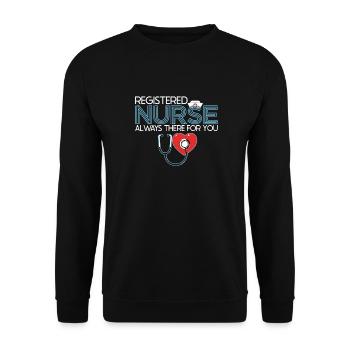 Infirmier - Sweat-shirt Unisexe - noir - Devant - Alina (178cm) & Michal (187cm)