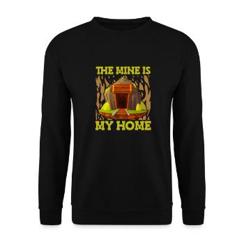 Gold Mining Gold Mine - Unisex Sweatshirt - black - Front - Alina (178cm) & Michal (187cm)
