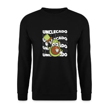 Uncle - Unisex Sweatshirt - black - Front - Alina (178cm) & Michal (187cm)