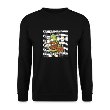 Cadreur - Sweat-shirt Unisexe - noir - Devant - Alina (178cm) & Michal (187cm)