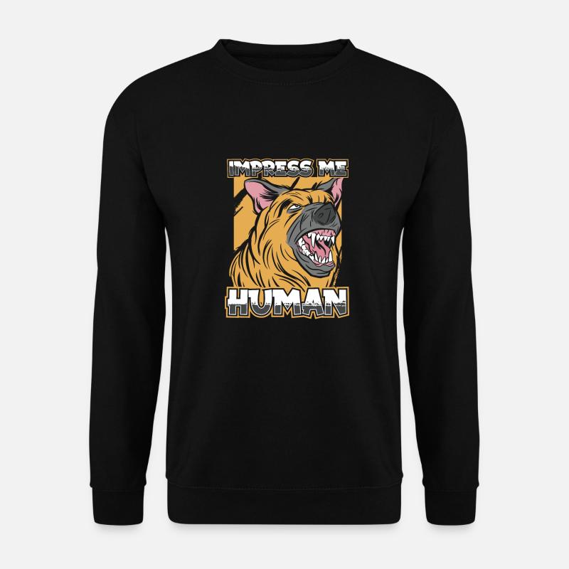 Deutscher Schäferhund German Shepherd - Unisex Pullover - Schwarz