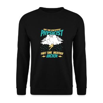 Physicien physicien - Sweat-shirt Unisexe - noir - Devant - Alina (178cm) & Michal (187cm)