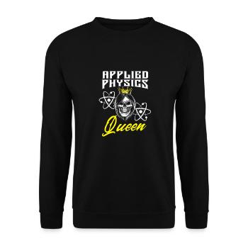 Physik Physiker - Unisex Pullover - Schwarz - Vorne - Alina (178cm) & Michal (187cm)