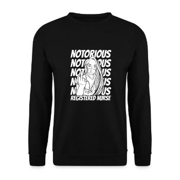 Infirmier - Sweat-shirt Unisexe - noir - Devant - Alina (178cm) & Michal (187cm)