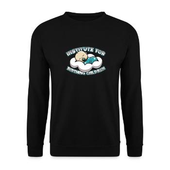 Hebamme Geburtshelfer - Unisex Pullover - Schwarz - Vorne - Alina (178cm) & Michal (187cm)