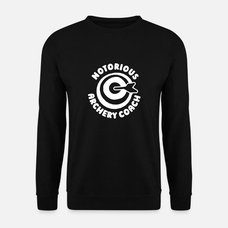 Tir à l’arc Flèche Tir à l’arc Tir à l’arc - Sweat-shirt Unisexe - noir