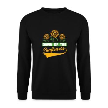 Sunflower - Unisex Sweatshirt - black - Front - Alina (178cm) & Michal (187cm)