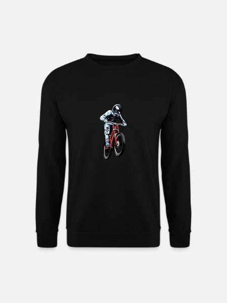 Mountainbike Mountainbiker Mtb - Unisex Pullover - Schwarz