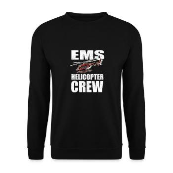 Helicopter Helicopter Helicopter - Unisex Sweatshirt - black - Front - Alina (178cm) & Michal (187cm)