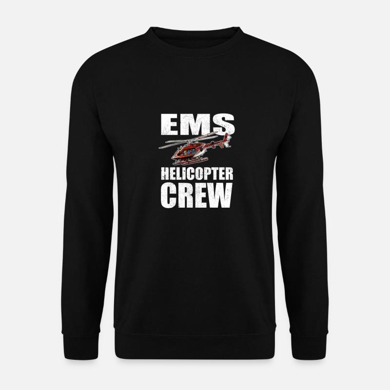 Hélicoptère Hélicoptère Hélicoptère - Sweat-shirt Unisexe - noir