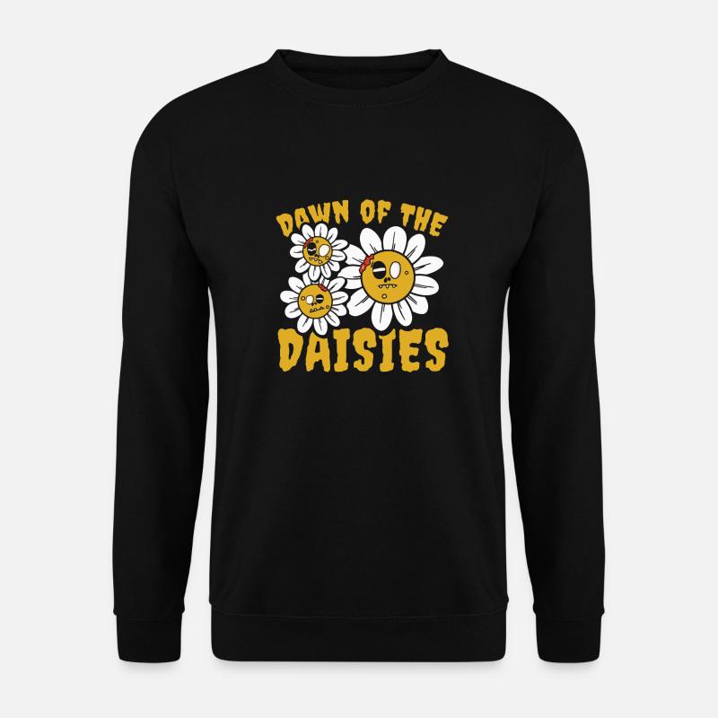 Daisy Daisies Garden GeeseFlower - Unisex Sweatshirt - black