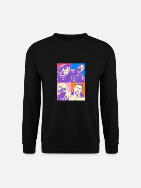 Zombie Halloween Pop Art - Unisex Sweatshirt - black