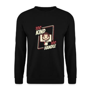 Teacher of Religion Religious Education - Unisex Sweatshirt - black - Front - Alina (178cm) & Michal (187cm)