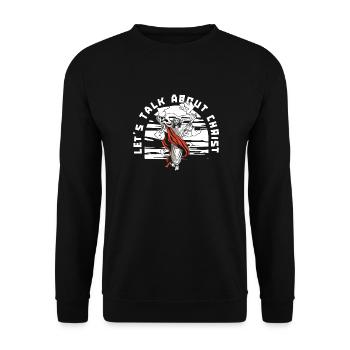 Teacher of Religion Religious Education - Unisex Sweatshirt - black - Front - Alina (178cm) & Michal (187cm)