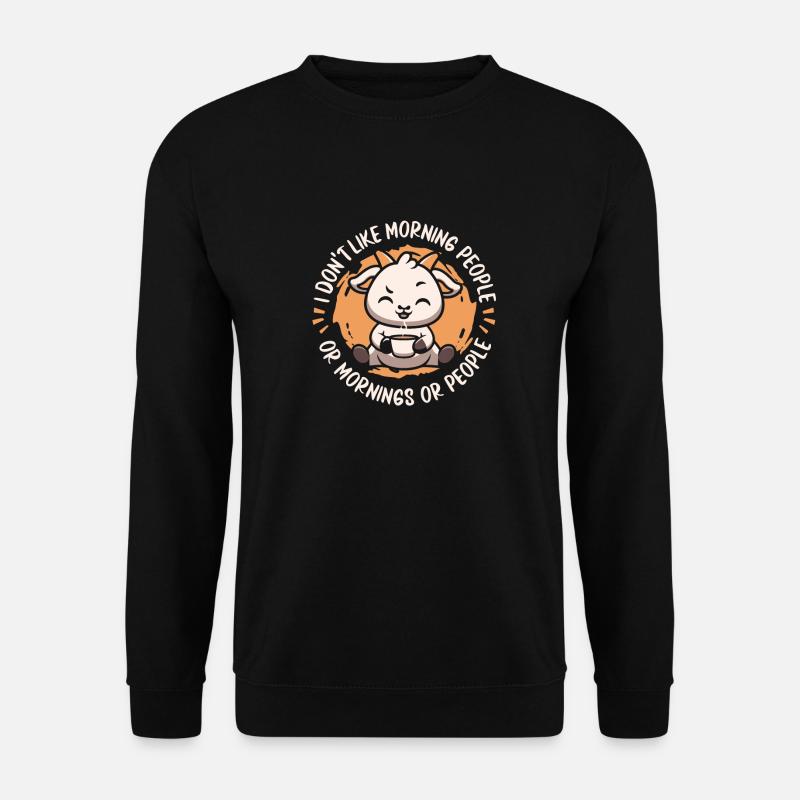 Ziege - Unisex Pullover - Schwarz