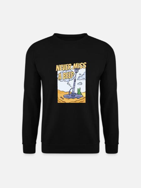 Prospectors Digging Treasure - Unisex Sweatshirt - black