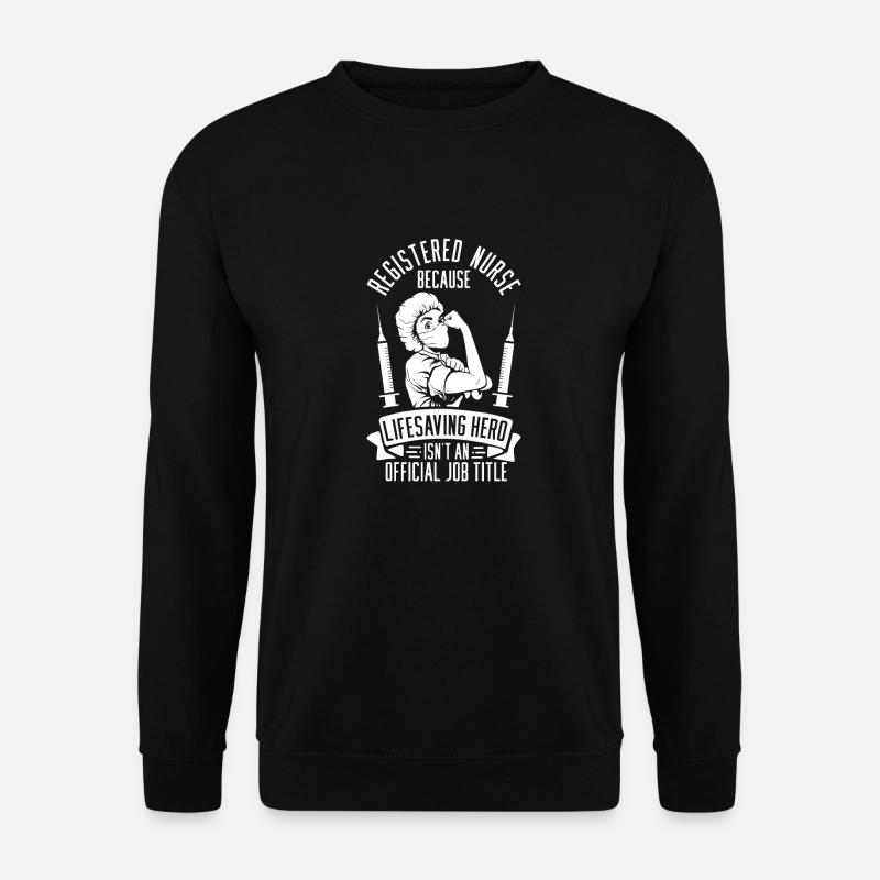 Krankenschwester Komisch - Unisex Pullover - Schwarz