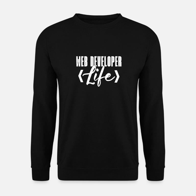 Développeur Web Développeur Web Développeur Web - Sweat-shirt Unisexe - noir