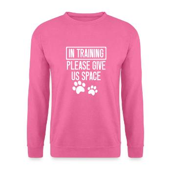Hundetrainer Pfoten - Unisex Pullover - Pink - Vorne