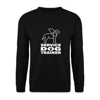 Hundetrainer Hundetrainer - Unisex Pullover - Schwarz - Vorne - Alina (178cm) & Michal (187cm)