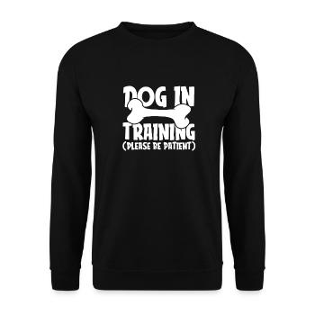 Dog Trainer Dog Trainer - Unisex Sweatshirt - black - Front - Alina (178cm) & Michal (187cm)