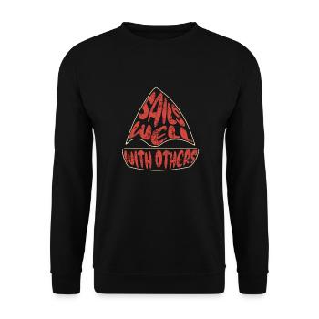 Voilier Voilier Voilier Voilier Marins - Sweat-shirt Unisexe - noir - Devant - Alina (178cm) & Michal (187cm)