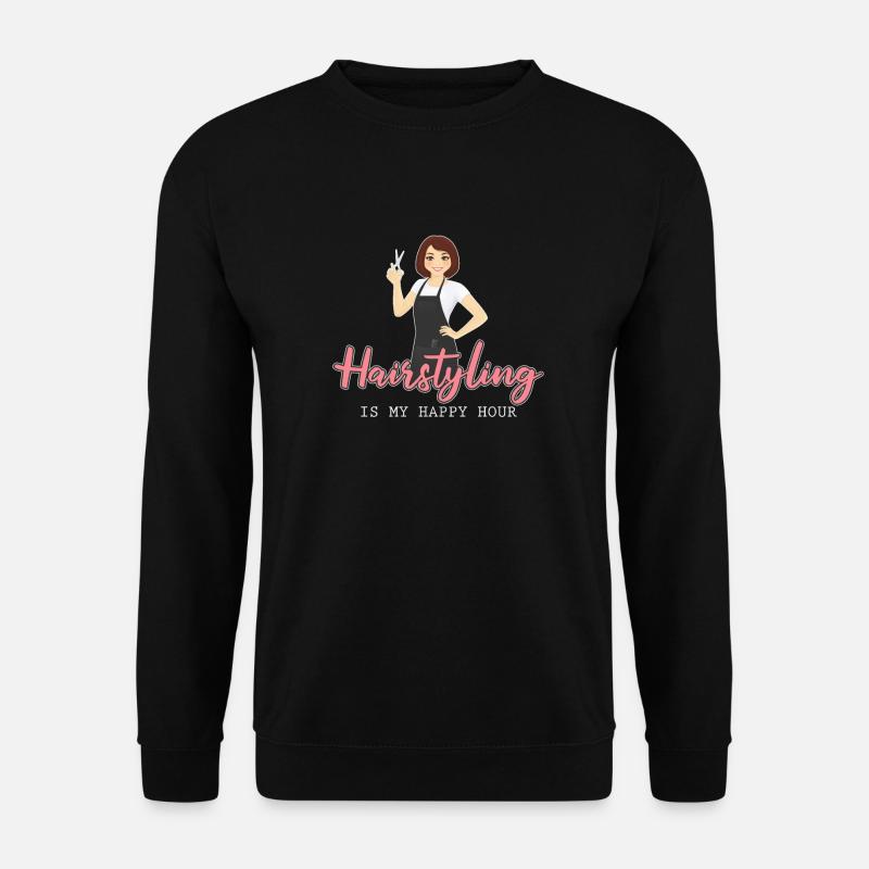 Coiffeur Coiffeur Fun - Sweat-shirt Unisexe - noir