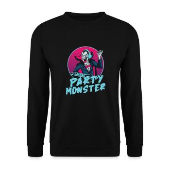 Halloween - Sweat-shirt Unisexe - noir - Devant - Alina (178cm) & Michal (187cm)