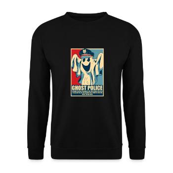 Halloween Funny Spirit - Sweat-shirt Unisexe - noir - Devant - Alina (178cm) & Michal (187cm)
