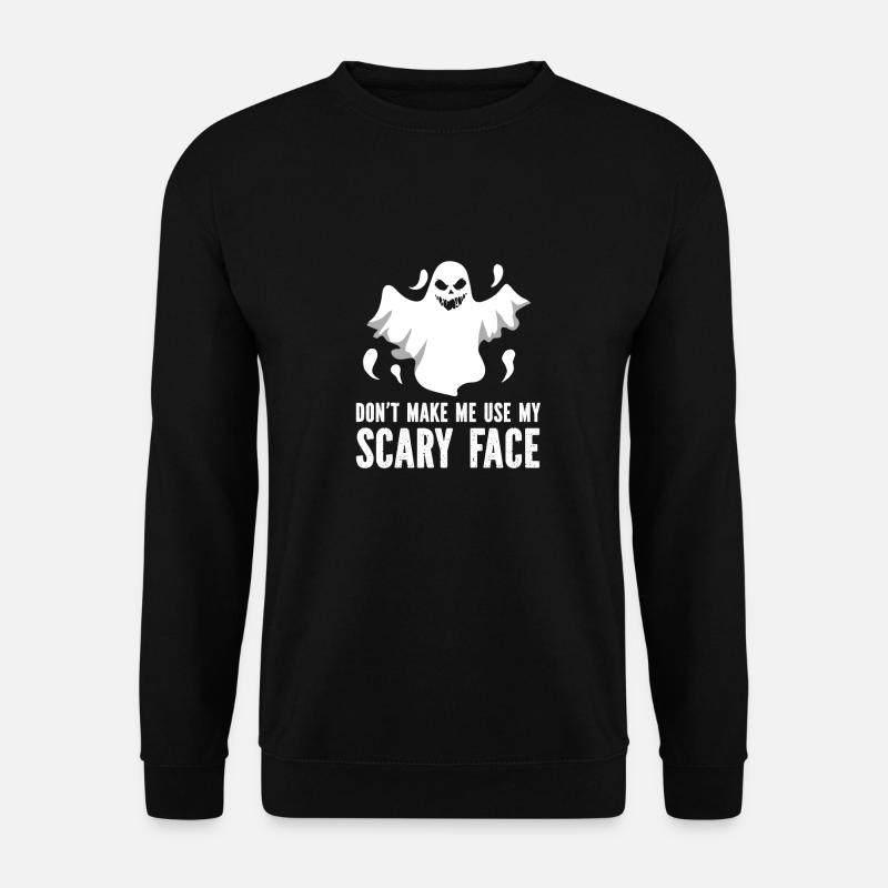 Halloween Geist - Unisex Pullover - Schwarz