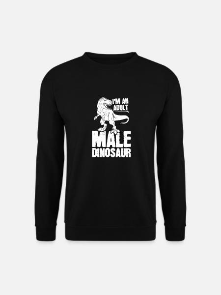 Dinosaure Dinosaure adulte - Sweat-shirt Unisexe - noir