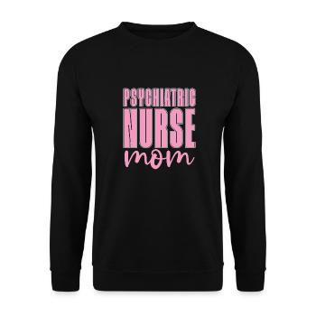 Maman infirmière - Sweat-shirt Unisexe - noir - Devant - Alina (178cm) & Michal (187cm)