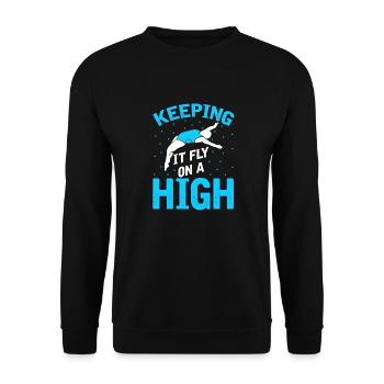 Plongeurs Plongée Froid - Sweat-shirt Unisexe - noir - Devant - Alina (178cm) & Michal (187cm)