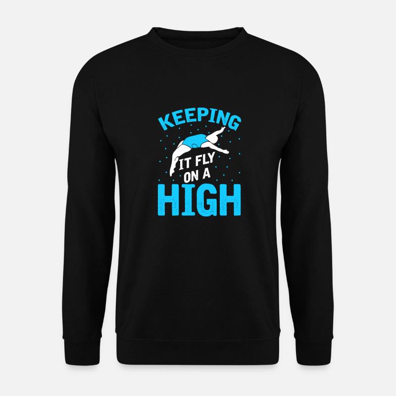Turmspringen Turmspringer Kalt - Unisex Pullover - Schwarz
