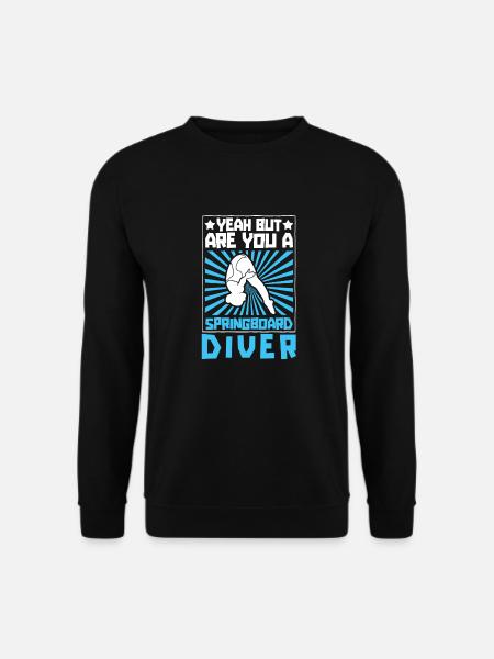 Diving Diver Funny - Unisex Sweatshirt - black