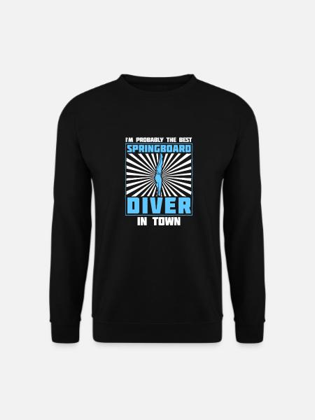 Diving Divers Lustig - Unisex Sweatshirt - black