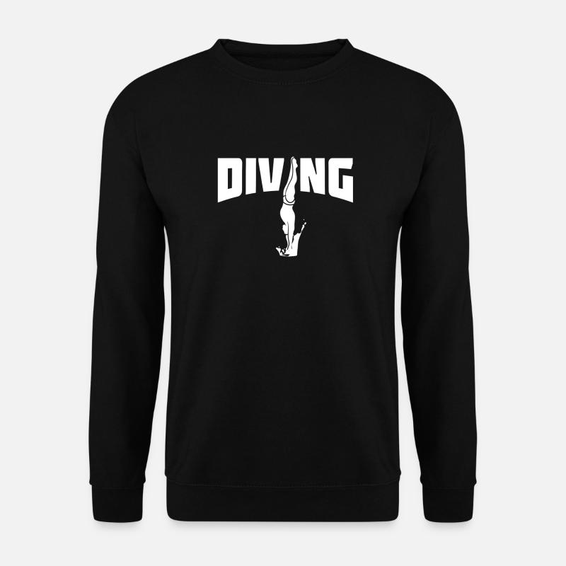 Diving Divers - Unisex Sweatshirt - black