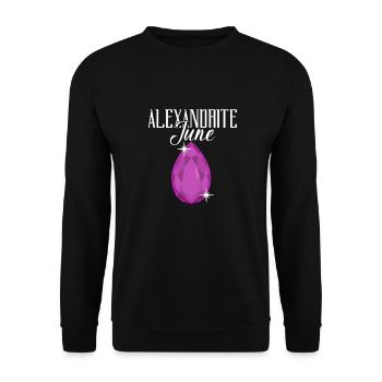 Prospectors Digging Treasure - Unisex Sweatshirt - black - Front - Alina (178cm) & Michal (187cm)
