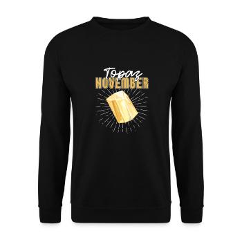 Prospectors Digging Treasure - Unisex Sweatshirt - black - Front - Alina (178cm) & Michal (187cm)