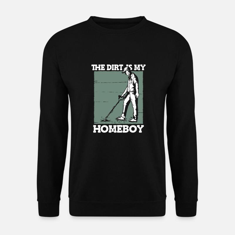 Prospectors Digging Treasure - Unisex Sweatshirt - black