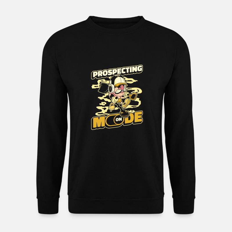 Prospectors Digging Treasure - Unisex Sweatshirt - black