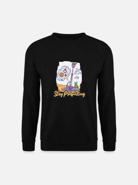 Prospectors Digging Treasure - Unisex Sweatshirt - black