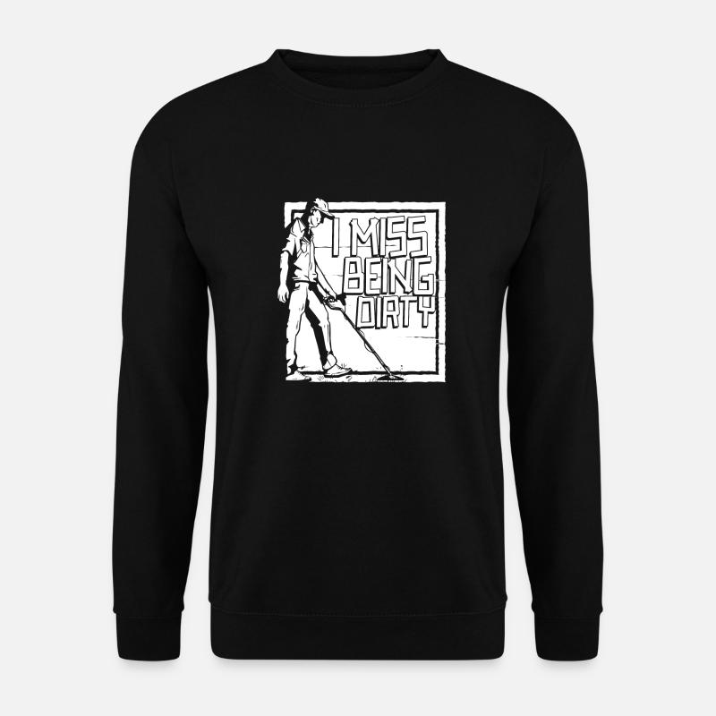 Prospectors Digging Treasure - Unisex Sweatshirt - black