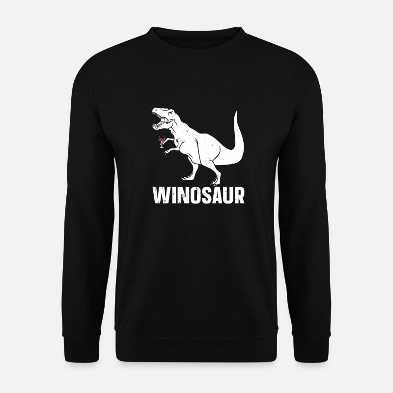 Dinosaurier Erwachsener Dinosaurier - Unisex Pullover - Schwarz