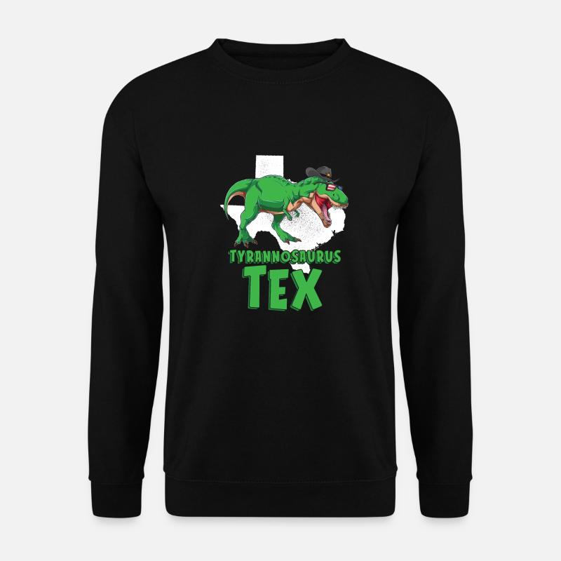 Dinosaurier Erwachsener Dinosaurier - Unisex Pullover - Schwarz